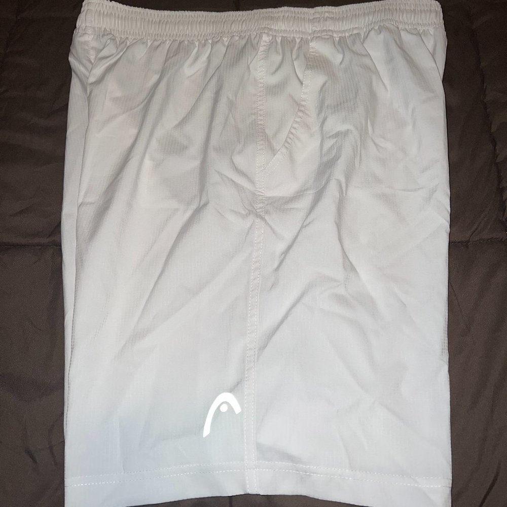 Men's Head White Tennis Shorts  New/Large